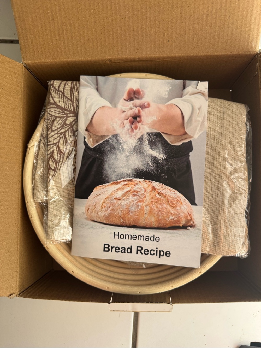 Home Kitchen Bread Proofing Basket Set - Natural Beige